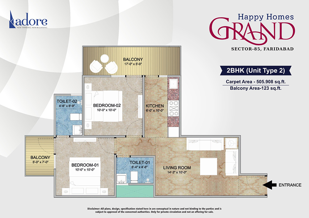 2BHK (Unit Type 1)